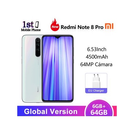 Redmi Note 8 Pro 6.53 pulgadas 6 + 64GB...-Celularymas-Celulares y Tablets