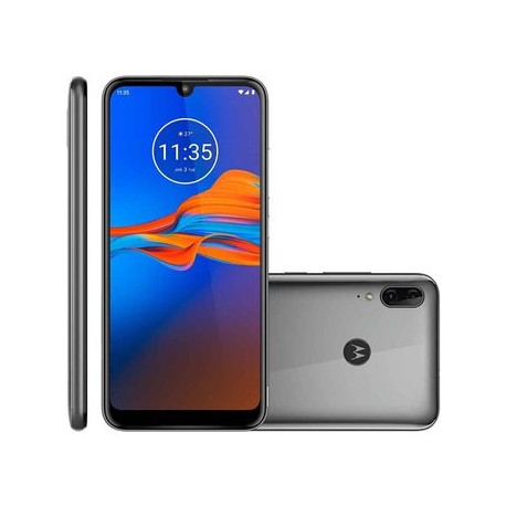 Moto E6 plus 64+4 GB dual sim-gris-Celularymas-Celulares y Tablets