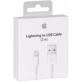 Apple Cable Usb A Lightning (2m)-Blanco-Celularymas-Celulares y Tablets