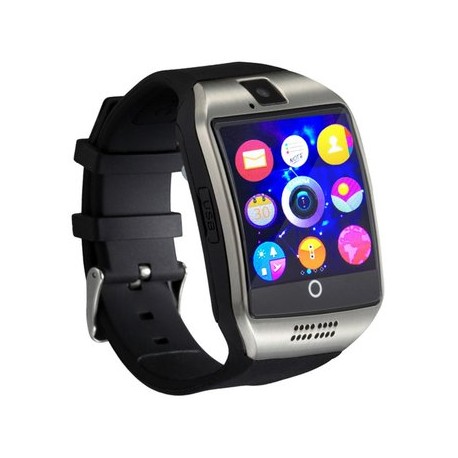 Smartwatch Bluetooth Q18 Pantalla Curva...-Celularymas-Celulares y Tablets