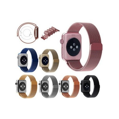 Correa Apple Watch 38/40 mm 42/44 mm Ban...-Celularymas-Celulares y Tablets