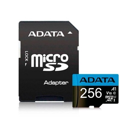 Memoria Micro SDXC 256GB ADATA V10 Clase...-Celularymas-Celulares y Tablets