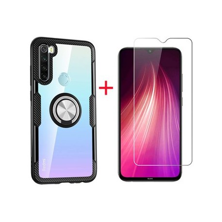 Funda Xiaomi Redmi Note 8 + Protector de...-Celularymas-Celulares y Tablets