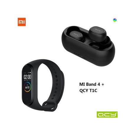 Combo Xiaomi Pulsera Mi Band 4_Negro + A...-Celularymas-Celulares y Tablets