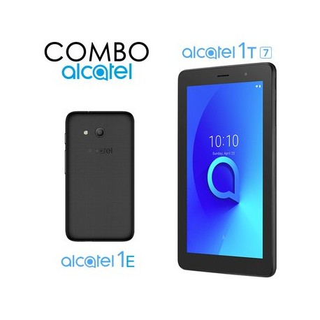 COMBO Alcatel! Celular Alcatel 1E 8GB +...-Celularymas-Celulares y Tablets