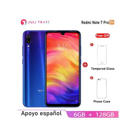 Xiaomi Redmi Note 7 Pro 6GB+128GB 6.3" 4...-Celularymas-Celulares y Tablets