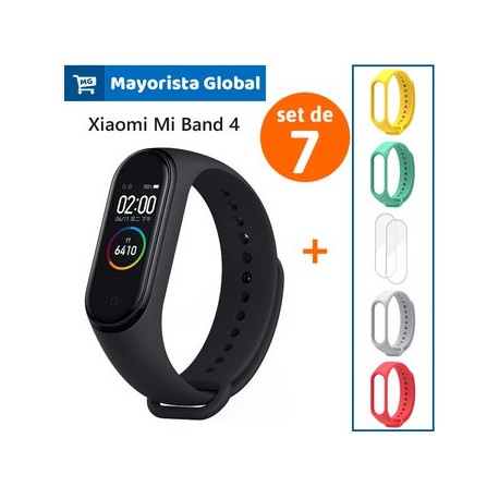 Xiaomi Mi Band 4 Original + 4 Correas de...-Celularymas-Celulares y Tablets