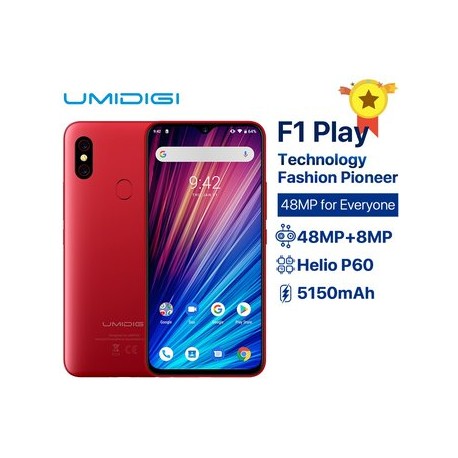 Smartphone Umigidi F1 Play 64GB ROM 6GB...-Celularymas-Celulares y Tablets