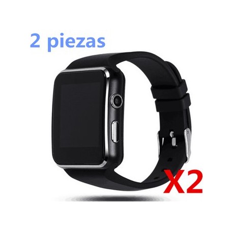 2 Piezas Reloj Inteligente X6 Reloj Depo...-Celularymas-Celulares y Tablets