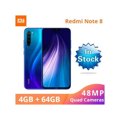 Xiaomi Redmi Note 8 4 + 64GB Global Vers...-Celularymas-Celulares y Tablets