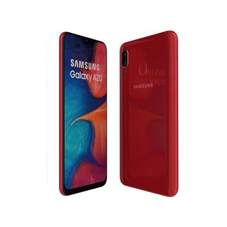 Samsung Galaxy A20s Rojo 3gb Ram + 32gb...-Celularymas-Celulares y Tablets