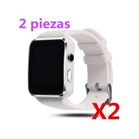 2 Piezas Reloj Inteligente X6 Reloj Depo...-Celularymas-Celulares y Tablets