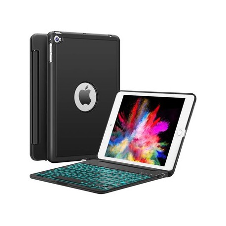 Aluminio Funda Con Teclado Bluetooth Par...