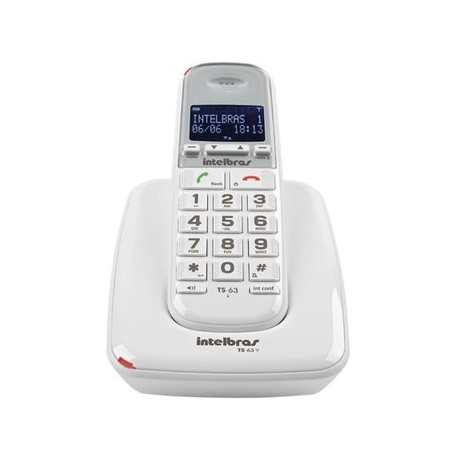 Teléfono Inalámbrico Intelbras TS 63 V c...