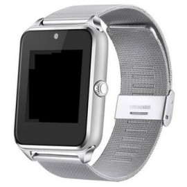 Smartwatch Z60 2G con Cámara-Plateado