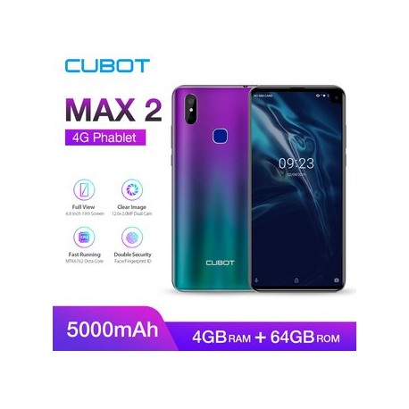 CUBOT MAX 2 4G Phablet 6.8 inch Android...-Celularymas-Celulares y Tablets